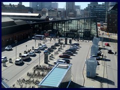 Malmö skyline from the Central station's garage 40